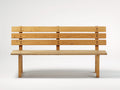 Gartenbank Massivholz 150x58x88 cm - Braun-Beige - Klassisches Design