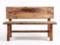 Gartenbank Holz 150x55x88 cm - Naturbraun - Rustikales Design für Garten