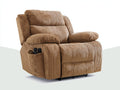Liegesessel Cord 96x98x105 cm - Braun - Modernes Design für Wohnzimmer