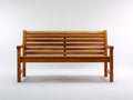 Gartenbank Massivholz 145x60x90 cm - Braun - zeitloses Gartendesign