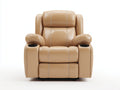 Liegesessel Kunstleder 92x95x103 cm - Beige - Relaxfunktion